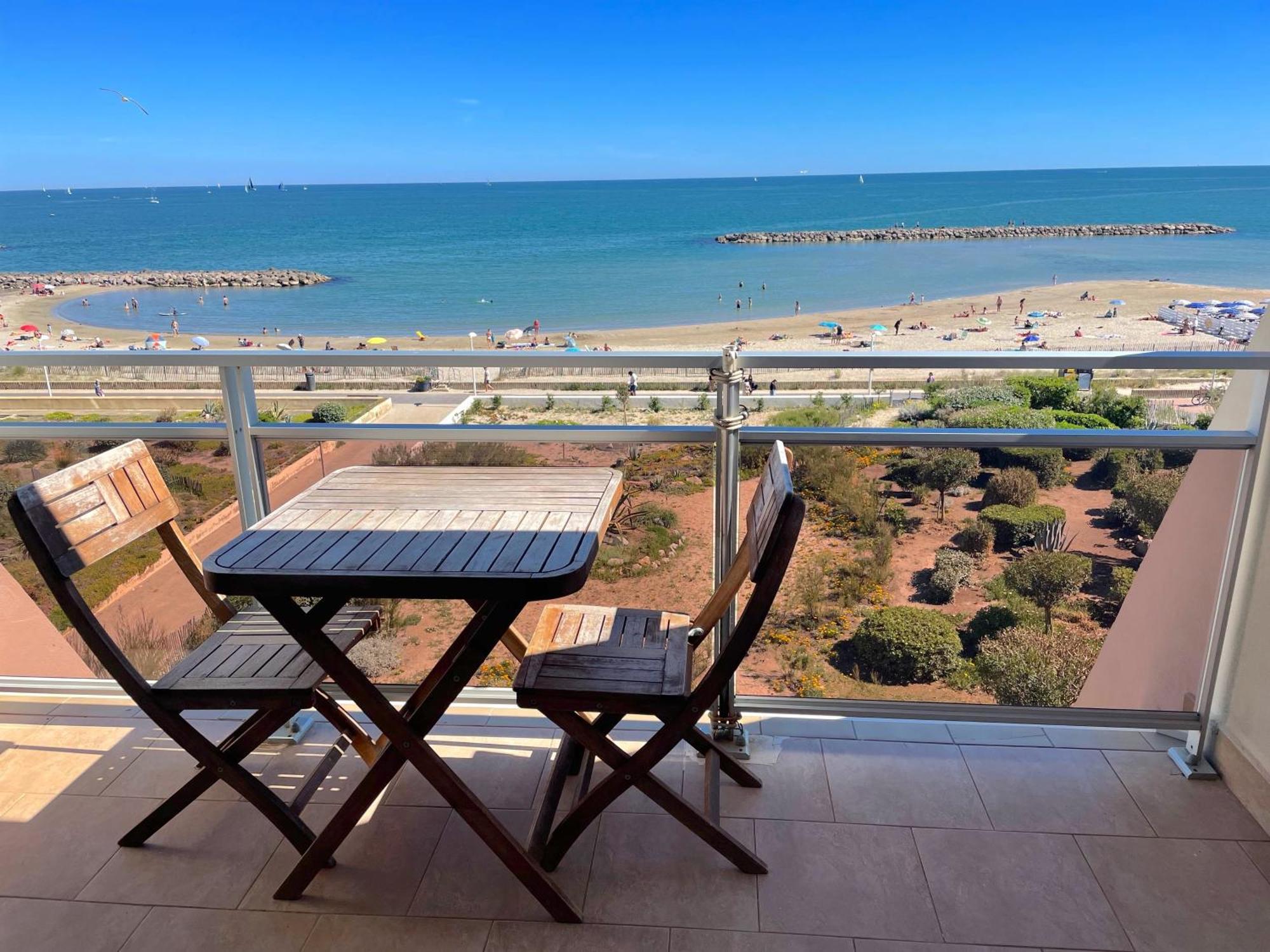 Front De Mer T2 Palavas Les Flots Direct Plage Exteriör bild
